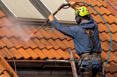 Démoussage et hydrofuge de toiture à Toutenant